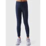 Dievčenské legíny 4F JUNIOR TIGHTS-JWSS24TTIGF130-31S-NAVY · záber 3