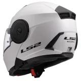LS2 FF902 Scope II Solid Gloss White L (59-60) - Veľkosť: 59-60, L · záber 3