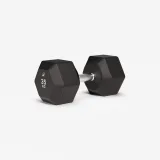 DOMYOS Šesťhranná činka Hex Dumbbell 35 kg pro bez · záber 1