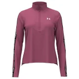 Dámska tréningová mikina s 1 2 zipsom UNDER ARMOUR UA Tech WM Tape Half Zip-RED · záber 2