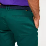 INESIS Pánske golfové chino šortky MW500 zelené 2XL · záber 2