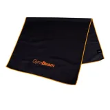 Бързосъхнеща спортна кърпа Black/Orange - GymBeam · záber 1