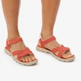 QUECHUA Dámske turistické sandále NH100 oranžové 38 · záber 2