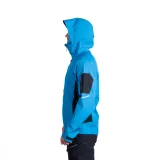 Pánská turistická softshellová bunda NORTHFINDER BRIO-271blackblue · záber 2
