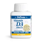 MEDPHARMA Vitamín D3 2000 I.U. 107 kapsúl · záber 2