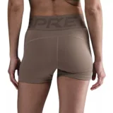 Dámské tréninkové kraťasy NIKE PRO W NP SCULPT DF HR 3IN SHORT-233-Brown · záber 2