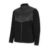 Pánská turistická fleece mikina se zipem 4F MENS FLEECE PLM014A-20S-DEEP BLACK · záber 4