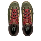 Pánská kotníková turistická celokožená obuv TECNICA Makalu 85 GTX Ms, dark green red · záber 5
