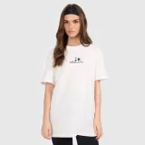Dámské oversize tričko s potiskem - béžové · záber 1