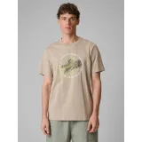 Pánské tričko s krátkým rukávem 4F TSHIRT M2822-83S-BEIGE · záber 2