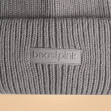 BeastPink Winter Beanie Grey · záber 3