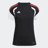 ADIDAS ADIDAS Tiro 26 dámsky tréningový dres čierno-červený S · záber 1