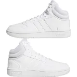 Dámská rekreační obuv ADIDAS Hoops 3.0 Mid cloud white cloud white dash grey · záber 4