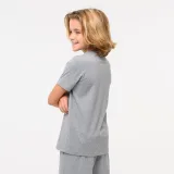 PUMA Detské bavlnené tričko s potlačou sivé 5-6 r (116 cm) · záber 2
