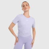 Rychleschnoucí top na jógu a pilates dámský - fialový · záber 1