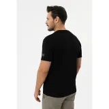 Pánské tričko s krátkým rukávem VOLCANO T-SILVER-BLACK · záber 4