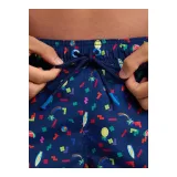 Pánské plavky ARENA MENS BEACH BOXER ALLOVER-750-navy multi · záber 3
