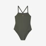 DECATHLON Dámske jednodielne plavky Lexa kaki S · záber 2