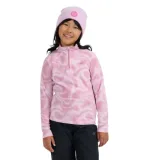 Dievčenská lyžiarska flisová mikina 4F JUNIOR FLEECE UNDERWEAR F061-4FJWAW25UFLEF061-94A-MULTICOLOUR 4 ALLOVER - Pohlavie: Dievcata · záber 1