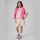 T-shirt boxy s potlačou dievčenský - ružový · záber 4