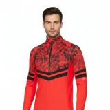 Pánska lyžiarska mikina s 1 2 zipsom NORTHFINDER BERTI-170orangeblack · záber 1