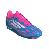Pánské outdoorové fotbalové kopačky ADIDAS F50 League M FG solar blue cloud white solar pink · záber 1