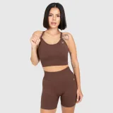 Dámska športová súprava Iron Aesthetics Ultimate short, hnedá · záber 3