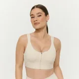 GymBeam Sportovní podprsenka Prime Pearl - Velikost: XS | Barva: béžová | Hmotnost: 0,095 kg | Balení: 90 · záber 5