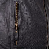 Letná kožená moto bunda W-TEC Gradac Farba čierna, · záber 5