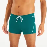 DECATHLON Pánske boxerkové plavky 100 Plus zelené S · záber 1