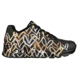 Dámská rekreační obuv SKECHERS Uno Metallic Love black gold · záber 2
