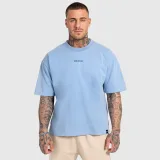 Pánske tričko Iron Aesthetics X Washed, modré · záber 2