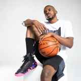 TARMAK Basketbalové šortky SH500 unisex čierne S · záber 2