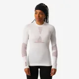 WEDZE Dámske lyžiarske spodné tričko BL900 vlna merino pohodlné bezšvové béžovo-ružové L-XL · záber 1