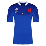 LE COQ SPORTIF Dres pre dospelých s krátkym rukávom replika francúzskeho tímu modrý 2019 S · záber 1