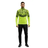 Pánska lyžiarska mikina s 1 2 zipsom NORTHFINDER BERTI-553limegreenblack · záber 2
