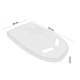 Aqua Speed Wave Kickboard Grey/Black · záber 2