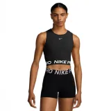 Dámské tréninkové tričko s krátkým rukávem NIKE DF 365 CROP TANK-010 BLACK WHITE · záber 1