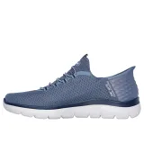 Pánská rekreační obuv SKECHERS Summits High Range Slip-Ins M slate white · záber 3