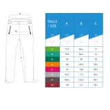 INESIS Dámske golfové nohavice do dažďa Rain Weather tmavomodré XS-S (L30) · záber 2