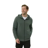Pánská mikina se zipem VOLCANO PITER-302-KHAKI · záber 1