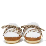Dámske nízke zimné topánky MOON BOOT MULES SHEARLING, 001 whisky off white · záber 3