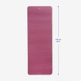 DOMYOS Podložka na pilates 500 bordová 170 cm × 58 cm × 15 mm bez · záber 2