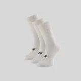 Dlhé ponožky (3-pack) pánske - biele · záber 3