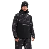Pánská lyžařská bunda FUNDANGO Tilbury Logo Anorak-893-black camouflage · záber 1