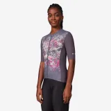 VAN RYSEL Unisex dres EDR Ultra na cestnú cyklistiku krátky rukáv sivofialový M · záber 2