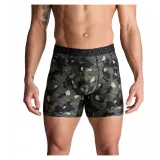 Pánské boxerky UNDER ARMOUR 3 PACK-Perf Tech Nov 6 inch-MARINE OD GREEN · záber 2