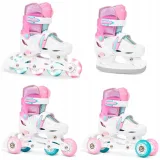 Raven Loret Glitter White/Mint/Pink - Velikost: 27-30 | Barva: Biela · záber 4