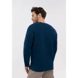 Pánska mikina VOLCANO B-ANDY-601-Blue · záber 3