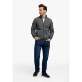 Pánska mikina so zipsom VOLCANO B-SWED-701M-Grey MEL · záber 4
